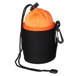 Чехол для объектива AccPro CA-1791E-S Black/Orange (Ø 85x100 mm)